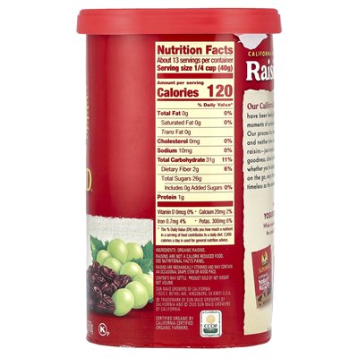 Sun-Maid, California Sun-Dried Raisins, 18 oz (510 g)
