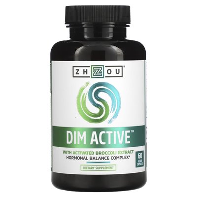 Zhou Nutrition, Dim Active, Hormonal Balance Complex, 60 kapsułek wegetariańskich