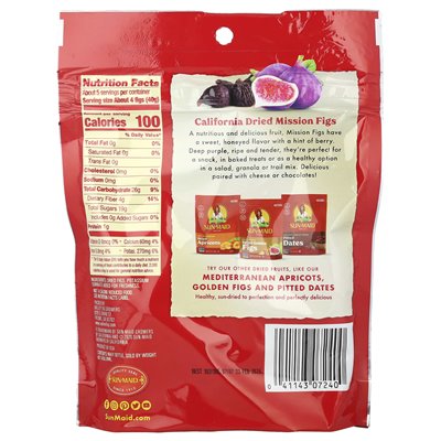 Sun-Maid, California Dried Mission Fig, 7 oz (198 g)