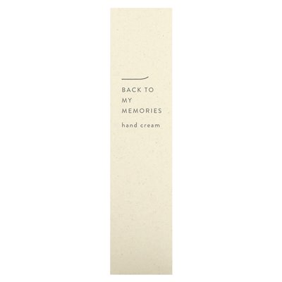 Sioris, Back To My Memories Hand Cream, 1.69 fl oz (50 ml) Sioris, Back To My Memories Hand Cream, 1.69 fl oz (50 ml)