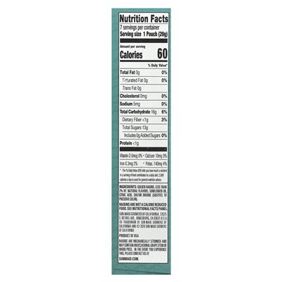 Sun-Maid, Rosinen-Fruchtsnacks, Tropical Punch, 7 Beutel, je 0,7 oz (20 g)