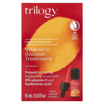 Trilogy, Vitamin C Booster Treatment, 0.51 Fl Oz (15 ml)
