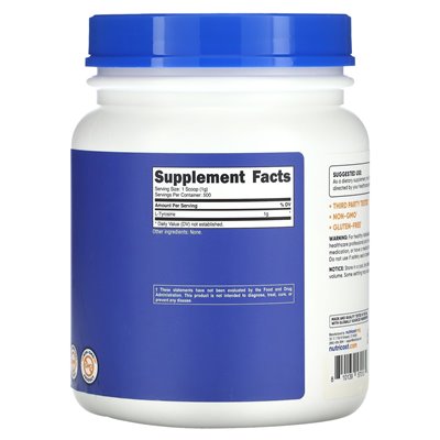 Nutricost, L-tyrozyna, niezmienna, 17,9 uncji (500 g)