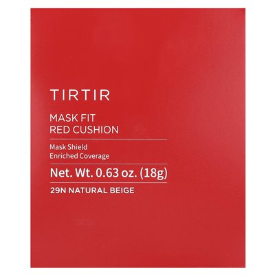 Tirtir, Mask Fit Red Lothion, 29N Natural Beige, 0,63 uncji (18 g)