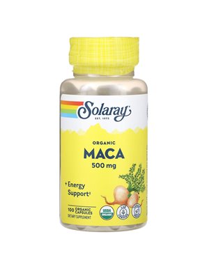 Solaray, Organic Maca, 500 mg, 100 Organic Capsules