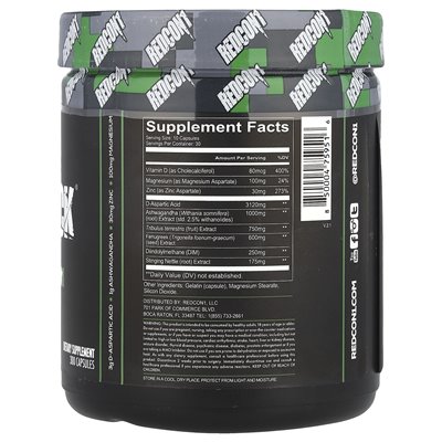 RedCon1, Boom Stick®, Testosterone Support, 300 Capsules