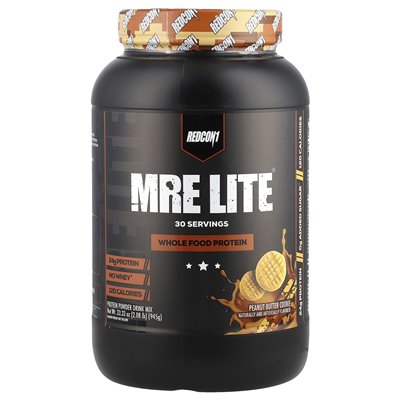 Redcon1, MRE Lite, Whole Food Protein, Peanut Butter Cookie, 2.08 lb (945 g) Redcon1, MRE Lite, Whole Food Protein, Peanut Butter Cookie, 2.08 lb (945 g)