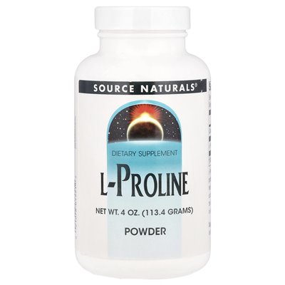 Source Naturals, L-Prolinowy Proszek, 113,4 g Source Naturals, L-Prolinowy Proszek, 113,4 g