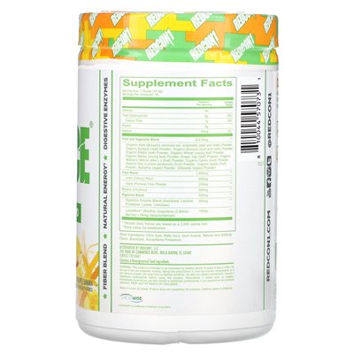 RedCon1, GI Juice, Supergreens Blend, ananasowy banan, 15,13 uncji (429 g)