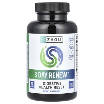 Zhou Nutrition, 3 -dniowa odnowienie, reset zdrowia trawiennego, 27 wahad warzyw