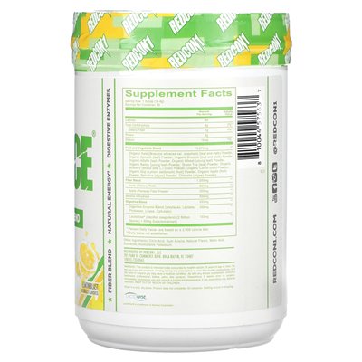 RedCon1, GI Juice, Supergreens Blend, Lemon Blast, 15.24 oz (432 g)