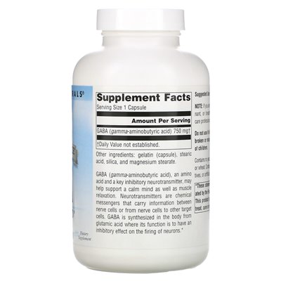 Source Naturals, Serene Science®, GABA, 750mg, 180 Capsules
