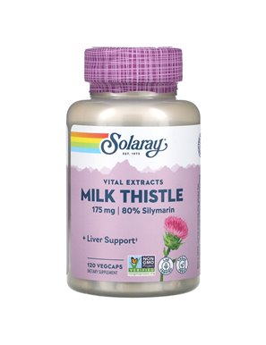 Solaray, Vital Extracts, Milk Thistle , 175 mg, 120 VegCaps