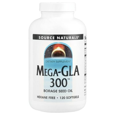 Source Naturals, Mega-GLA 300, 120 Softgeli Source Naturals, Mega-GLA 300, 120 Softgeli