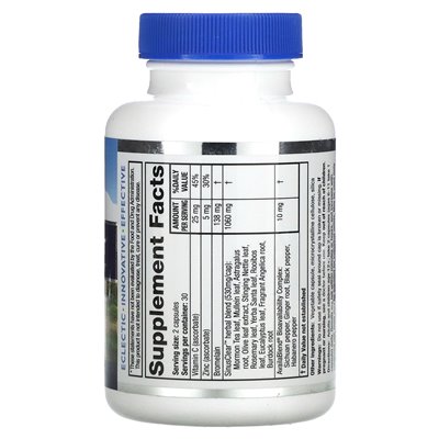 Ridgecrest Herbals, Sinusclear, 60 wegańskich kapsułek