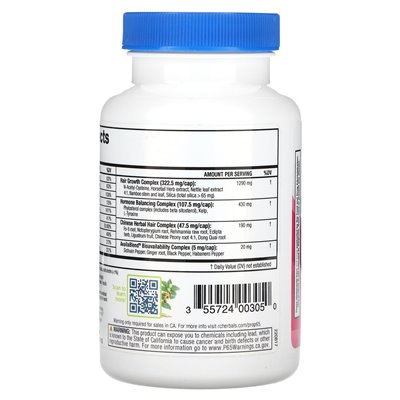 Ridgecrest Herbals, Hair Revive, 120 czapek
