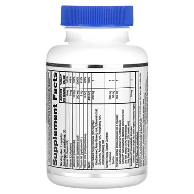 Ridgecrest Herbals, nadnercza, bojownik zmęczeniowy, 60 wegańskich kapsułek