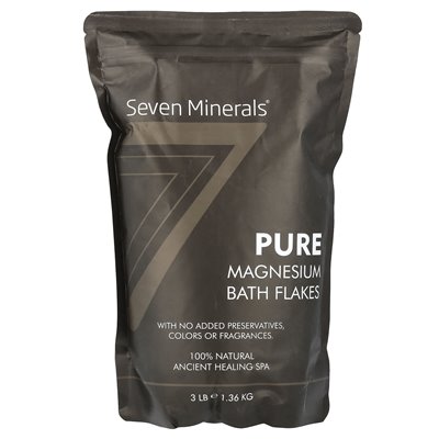 Siedem minerałów, czyste płatki kąpieli magnezu, 3 funty (1,36 kg)