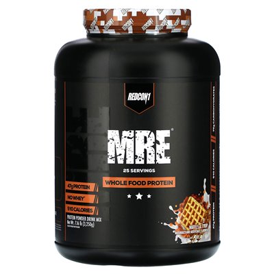 RedCon1, MRE, Vollwertprotein, Waffeln und Sirup, 7,16 lbs (3250 g)
