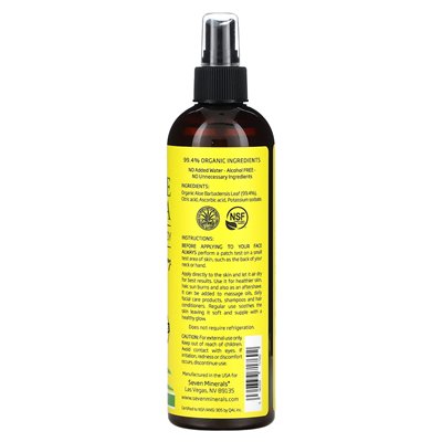 Siedem minerałów, Aloe Vera Skin & Body Spray, 12 Fl Oz (355 ml) Siedem minerałów, Aloe Vera Skin & Body Spray, 12 Fl Oz (355 ml)