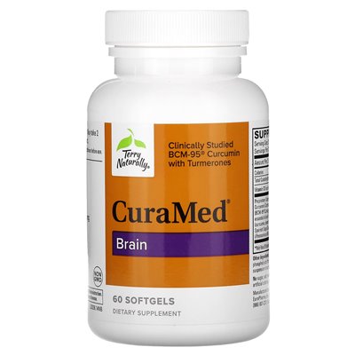 Terry naturalnie, zakręcony, mózg, 60 softgels Terry naturalnie, zakręcony, mózg, 60 softgels