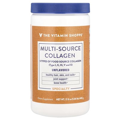 The Vitamin Shoppe, kolagen z wieloma źródłami, niekwestionowany, 1,06 funta (482 g)