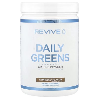 Revive, Daily Greens, espresso, 17,98 uncji (510 g)