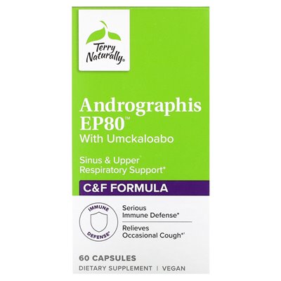 Terry Naturalnie, Andrographis EP80 z Umckaboab, 60 kapsułek