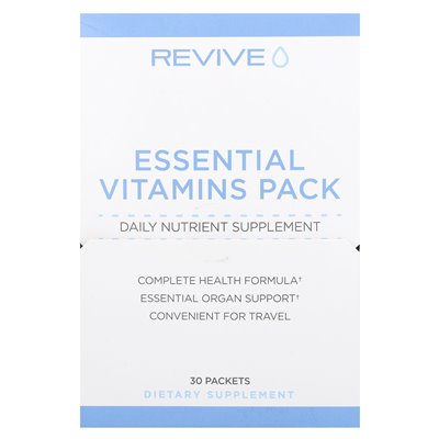 Revive, Essential Vitamins Pack, 30 pakietów Revive, Essential Vitamins Pack, 30 pakietów