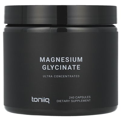 Toniiq, glicynian magnezu, 600 mg, 240 kapsułek (150 mg na kapsułkę)