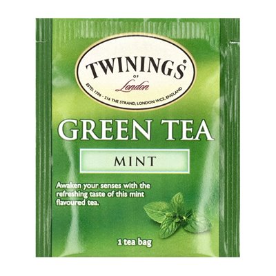 Twin, Aromatic Green Tea, Mint, 20 Tea Bags, 1.41 oz (40 g) Twin, Aromatic Green Tea, Mint, 20 Tea Bags, 1.41 oz (40 g)