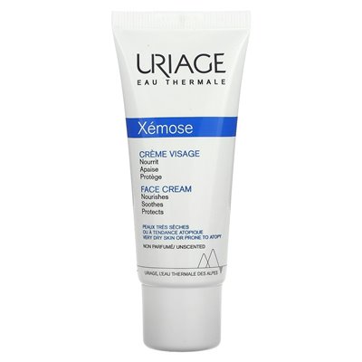 Uriage, xemose, face cream, fragrance free, 1.35 fl oz (40 ml)