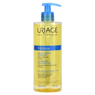 Uriage, Xemose, reinigendes Bettöl, parfümfrei, 17 fl oz (500 ml)