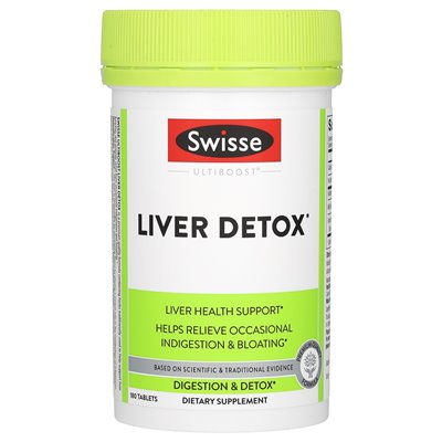 SWISSE, ULTIBOOST, Detox z wątroby, 180 tabletek SWISSE, ULTIBOOST, Detox z wątroby, 180 tabletek