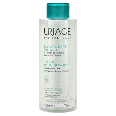 Uriage, Thermal-Mizellenwasser mit Apfelextrakt, 17 fl oz (500 ml)
