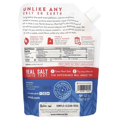 Redmond Trading Company, Real Salt®, Ancient Fine Sea Salt, 26 uncji (737 g) Redmond Trading Company, Real Salt®, Ancient Fine Sea Salt, 26 uncji (737 g)