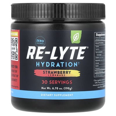 Redmond Trading Company, Relyte® Hydration, Strawberry Lemonade, 6,7 uncji (190 g)