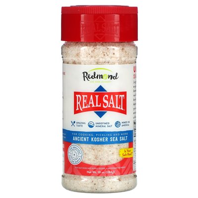 Redmond Trading Company, Real Salt, Ancient Sea Salt, 10 oz (284 g)