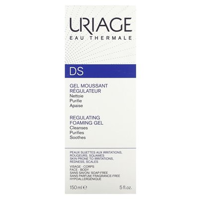 Uriage, DS, regulierendes Schaumgel, parfümfrei, 5 fl oz (150 ml) Uriage, DS, regulierendes Schaumgel, parfümfrei, 5 fl oz (150 ml)