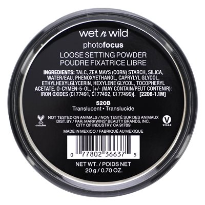 Wet n Wild, PhotoFocus™, loser Puder, 520b durchscheinend, 0,70 oz (20 g)