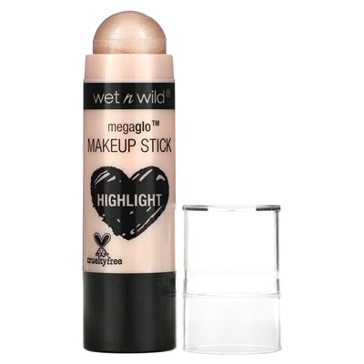 Wet n Wild, Megaglo, Makeup, Highlight When Naked Strikes, 0.21 oz (6 g)