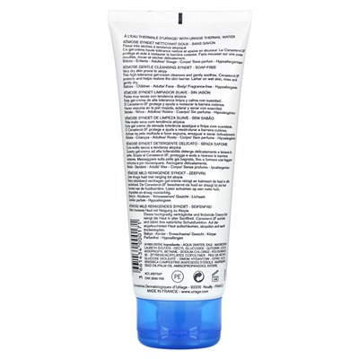 Uriage, xemose, delikatny syndet oczyszczający, bez zapachu, 6,8 fl oz (200 ml)