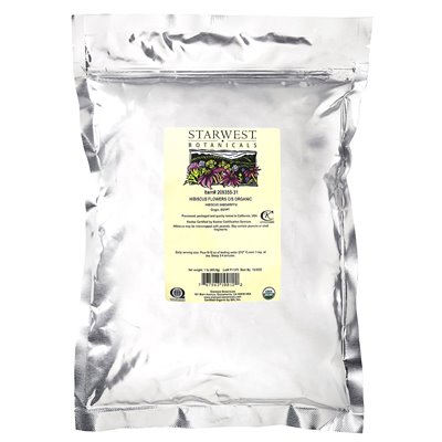Starwest Botanicals, Bio-Hibiskusblüten C/S, 1 Flasche (453,6 g)