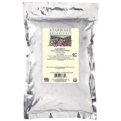 Starwest Botanicals, organiczne jagody chaste, 1 funt (453,6 g) Starwest Botanicals, organiczne jagody chaste, 1 funt (453,6 g)