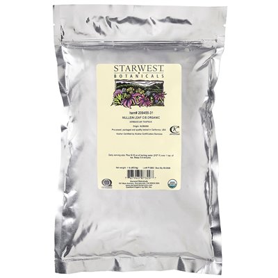 Starwest Botanicals, Bio-Königskerzenblätter, geschnitten und geteilt, 1 Pfund (453,6 g)