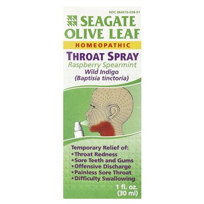 Seagate, Olive Throat Spray, Raspberry Spear, 1 fl oz (30 ml)
