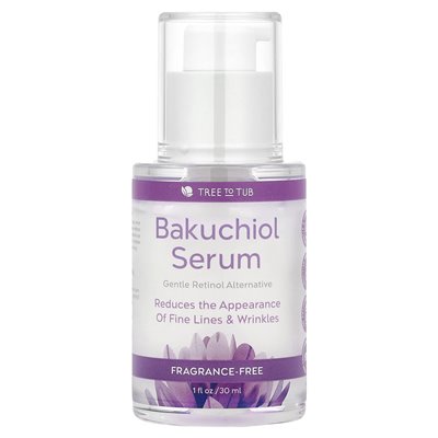 Drzewo do wanny, surowica bakuchiolowa, bez zapachu, 1 fl oz (30 ml) Drzewo do wanny, surowica bakuchiolowa, bez zapachu, 1 fl oz (30 ml)