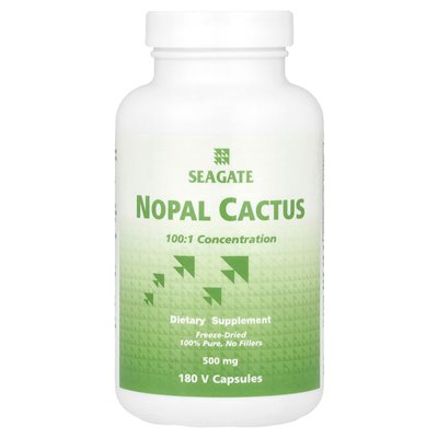 Seagate, Nopal Kaktus, 500 mg, 180 V Kapsułek Seagate, Nopal Kaktus, 500 mg, 180 V Kapsułek