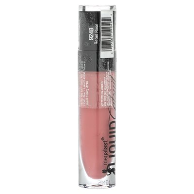 Wet n Wild, Megalast, Liquid Catsu, matter Lippenstift, 924B Rebel Rose, 0,21 oz (6 g)