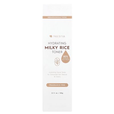 Bath Tree, Moisturizing Milk Rice Toner, Unscented, 5.1 fl oz (150 g)